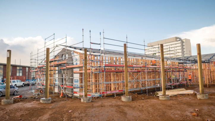 building construction site