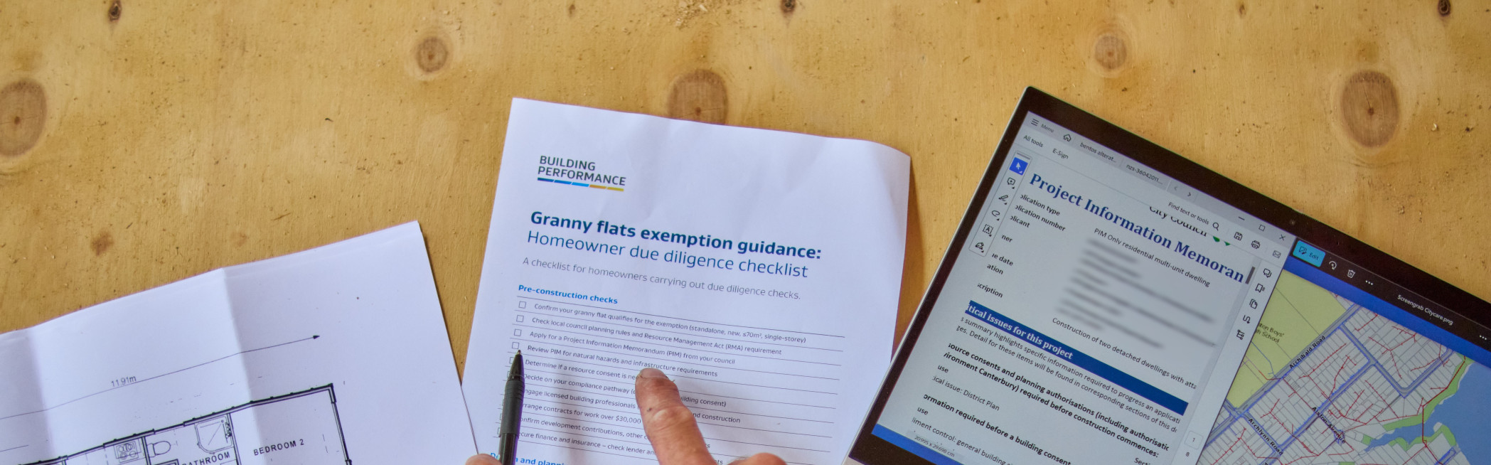 Homeowner due diligence checklist and project information memorandum (PIM)